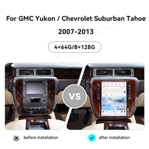 12.1" Dvd <b>Android</b> Radio Touch Screen Gps Navigation Carplay &15'' LCD for Silverado Tahoe Suburban Yukon 2007-2013 - Product Image 3