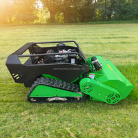 Tondeuse à fléaux télécommandée pour verger et ferme de 1000 mm, tondeuse à gazon RC à essence pour mauvaises herbes et buissons