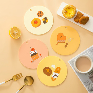 Custom Classic Round PVC Rubber Coasters Soft Colorful <b>Coffee</b> Cup <b>Pad</b> Debossed Silicone Coaster with Custom Design - Product Image 4