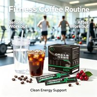 Café instantané probiotique froid, doux, sans sucre, de qualité supérieure, marque privée, emballage personnalisé, grand stock, expédition rapide, mondial