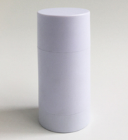 Contenants en plastique écologiques pour nettoyant visage et déodorant en stick de 15g, 30g, 50g, 75g avec tailles personnalisables et impression sérigraphique