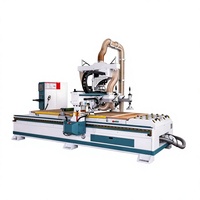 Machine de découpe CNC automatique avec dispositif d'étiquetage pour ligne de production de panneaux de meubles
