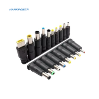 Juego de 10/8 Puntas de Conexión Universales para Adaptador de Corriente CA, Cargador, Kit de Conector de CC para Computadora Portátil, Adaptador de Alimentación