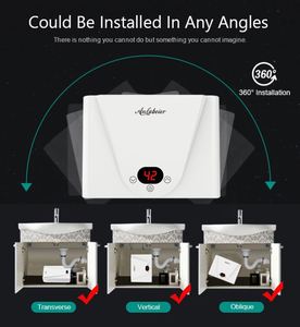 CB Certified 220V Operación simple Scaldabagno Istantaneo Elettric Baño Control táctil Agua caliente a pedido - Product Image 5