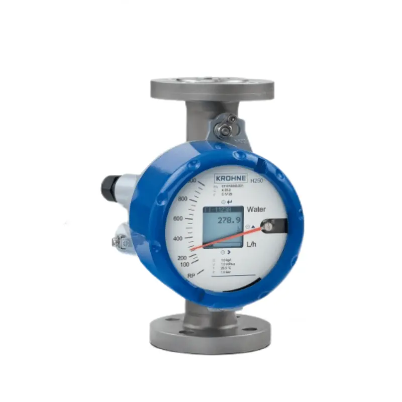 Rr Krohne H250 M40 מתכת צינור רוטרי Flowmeter