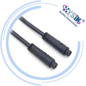 Kabel cetak M8 plastik tahan air 4 Pin kode a kabel Sensor laki-laki perempuan cetak ulang - Product Image 6