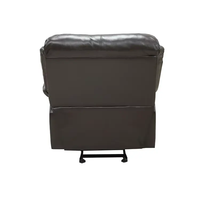 Offre Spéciale nouveau fauteuil de canapé inclinable manuel en cuir PU noir pour salon