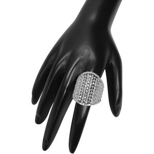 Anillo de Diamantes Jewelspaark, 1.55 Cttw, Corte Redondo, Chapado en Rodio, Plata de Ley 925, Anillo de Compromiso y Boda Moderno, Talla 10 - Product Image 5