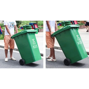 Preface Industrial Outdoor Wheelie Bin 120l 240l 360l Mobile Street Garbage Bin <strong>Trash</strong> <strong>Can</strong> Foot Pedal Waste Bin - Product Image 3