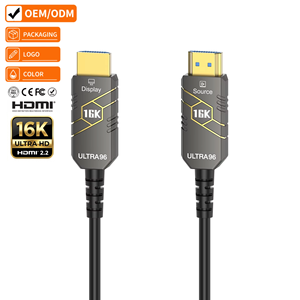 <span class=keywords><strong>Câble</strong></span> <span class=keywords><strong>HDMI</strong></span> 2.2 16K 60Hz 8K 120Hz 96 Gbps haute vitesse en fibre optique, <span class=keywords><strong>câble</strong></span> actif AOC <span class=keywords><strong>mâle</strong></span>-<span class=keywords><strong>mâle</strong></span> <span class=keywords><strong>HDMI</strong></span> 2.1b pour moniteur projecteur - Product Image 1