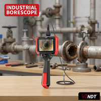 Endoscope industriel avec objectif de 3,9 mm, câble de 2 m, écran HD de 5 pouces, 360° °   Sonde articulée 720P, endoscope de tuyau étanche IP67