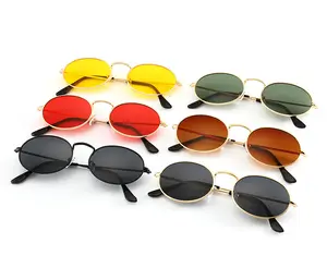 Benutzer definierte Logo Metallrahmen Sonnenbrille runden Lieferanten Großhandel Fabrik preis Verkauf