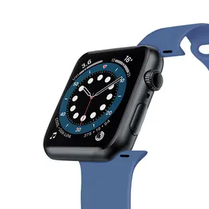 전문 새로운 디자이너 사용자 정의 OEM/ODM 2 색 마그네틱 시계 스트랩 벨트 밴드 실리콘 iwatch