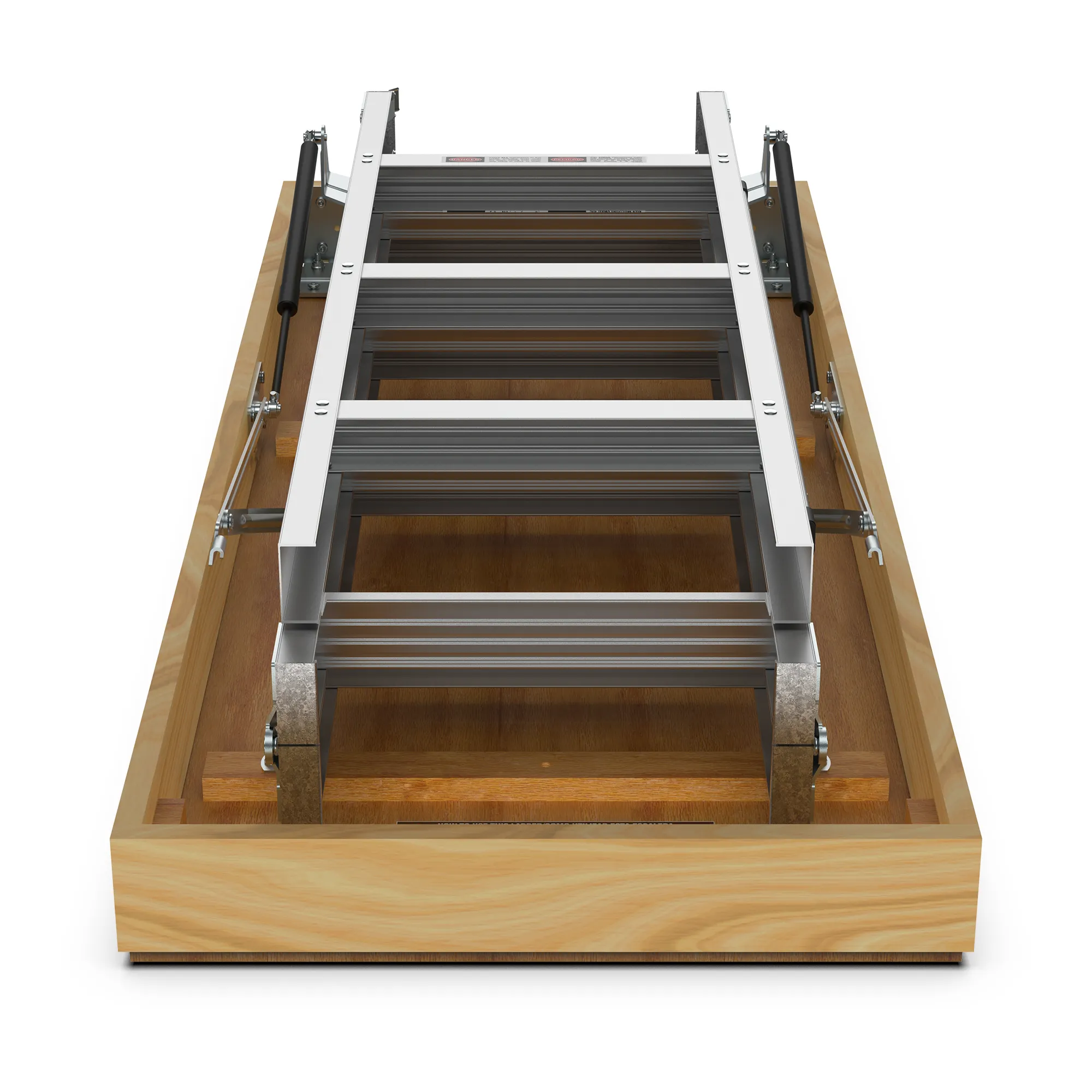 Фабричная розетка, легкая установка, телескопическая лестница для чердака, скользящая ступенька, алюминиевая складная лестница для чердака