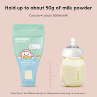 Haute qualité sans BFA Double fermeture à glissière PET sacs de lait en poudre pour bébé de qualité alimentaire âge 0-12 mois motif Animal