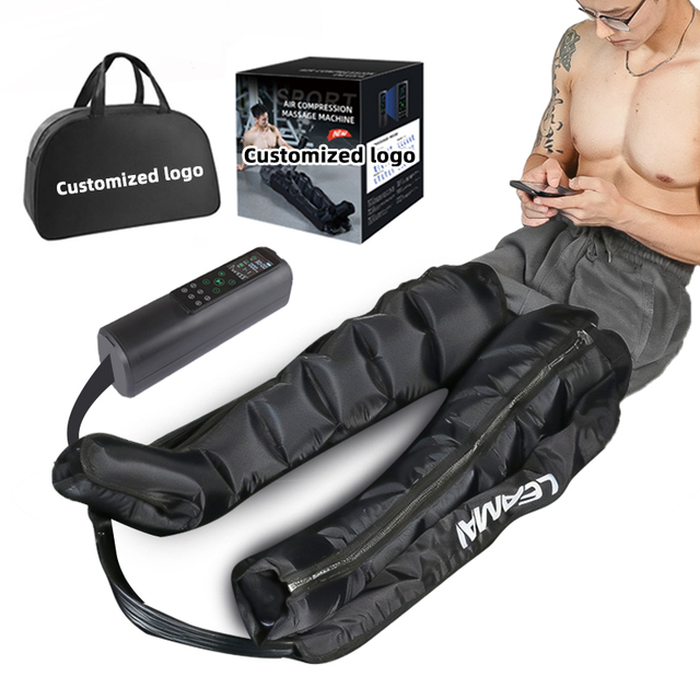 6 Chambers Electric Air Pressure System Arm Leg Knee Massage Therapy Equipment Compression Sports Recovery Boots