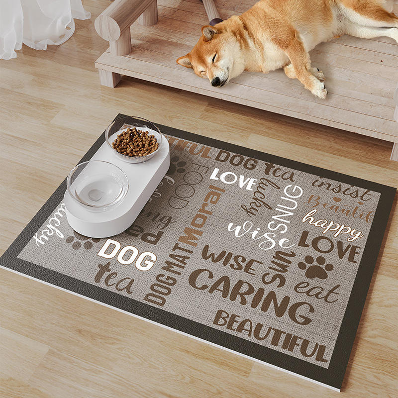 Alfombra para mascotas de cuero de doble cara - Gatos en casa