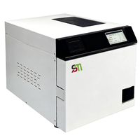 Stérilisateur à vapeur de table en acier inoxydable de classe B de haute qualité 18L/23L, autoclaves de laboratoire et dentaires avec contrôle par écran tactile, garantie 3 ans