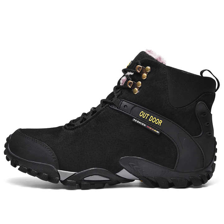 Botas Minimalistas De Nieve Botas De Nieve Sin Cordones Para Mujer Botines Impermeables Color Negro Botas Mujer