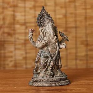 หุ่นรูปปั้นช้างทำด้วยมือทำจากเรซินฮวงจุ้ยพระพุทธรูปเทพเจ้าฮินดูพระพิฆเนศ<span class=keywords><strong>พระ</strong></span>พุทธเจ้า - Product Image 3