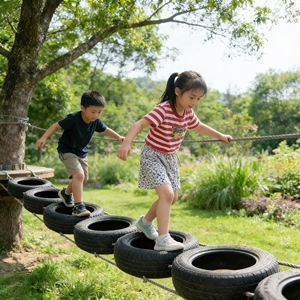 Circuito de Obstáculos de Cuerdas <span class=keywords><strong>en</strong></span> la Jungla de Primera Calidad, Circuito de Obstáculos de Cuerdas <span class=keywords><strong>en</strong></span> la Jungla Resistente <span class=keywords><strong>para</strong></span> Aventuras Aéreas - Product Image 2