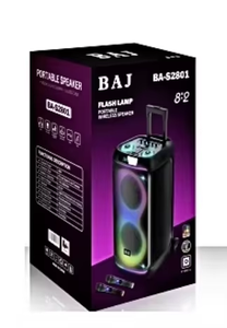 屋外<span class=keywords><strong>DJ</strong></span>パーティーボックスBTポータブルスピーカー特徴カラフルなライトマイクサポートUSB TFカード2025 - Product Image 4