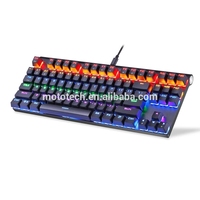 Mini-clavier de jeu mécanique à 87 touches, accessoires pour ordinateur, prix d'usine