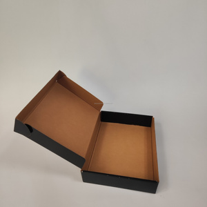 最优惠价格 11x8x2 英寸压纹和UV涂层瓦楞纸箱 定制颜色 可回收鞋柜 - Product Image 6