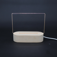 Tableau d'écriture LED en acrylique DIY, lampe de chevet, veilleuse, cadre photo, tableau de notes LED, lumière de sommeil, lampe de table LED pour chambre à coucher