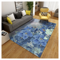 Tapis 3d en forme de fleurs, accessoire populaire au style malaysienne, décoration de salon, Center de maison