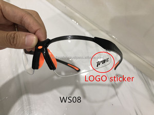 แว่นตานิรภัย WELTA สำหรับโรงงาน ป้องกันฝ้า ป้องกันรอยขีดข่วน เลนส์สีเข้ม มาตรฐาน CE EN166 Ansi Z87 สำหรับแรงงานและคนงาน รับทำโลโก้ตามสั่ง - Product Image 2