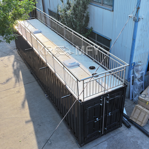 Bâtiment de bureau modulaire préfabriqué en acier, conteneur maritime contemporain de 40 pieds, robuste et durable - Product Image 5