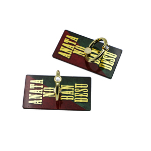 Anillo de Lujo para Teléfono Celular con Diseño Dorado y Cristal, Soporte para el Dedo - Product Image 2