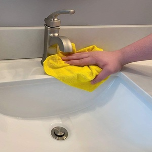 Paños de limpieza <span class=keywords><strong>para</strong></span> el hogar sin bordes de <span class=keywords><strong>microfibra</strong></span> <span class=keywords><strong>para</strong></span> cocina, baño automático, trapos nuevos multiusos, toalla de lavado, reutilizable, Universal - Product Image 4