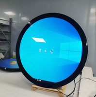 Layar LCD Android 19 48 inci, layar Lcd Ultra lebar, tampilan tepi peregangan Bar, pasang dinding layar LCD