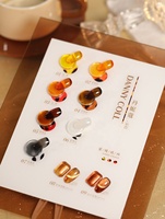 DannyColl Newset Set de vernis à ongles gel 9 couleurs Private Label Nail Supplies Amber Brown Yellow Nail Gel Polish Set