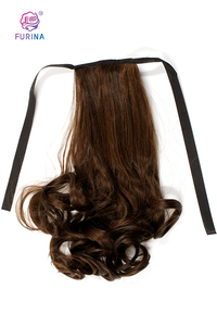 26 ''colore naturale coulisse resistente al calore sintetico avvolgere le estensioni dei <span class=keywords><strong>capelli</strong></span> <span class=keywords><strong>di</strong></span> <span class=keywords><strong>coda</strong></span> <span class=keywords><strong>di</strong></span> <span class=keywords><strong>cavallo</strong></span> per le donne - Product Image 3
