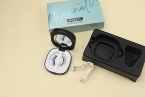 Cils magnétiques, kit de cils en faux vison moelleux et légers avec miroir portable et applicateur, cils magnétiques avec logo personnalisé - Product Image 4