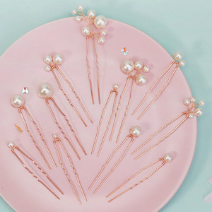 Pinces à cheveux polyvalentes pour tous les jours, confortables pour les accessoires <span class=keywords><strong>photo</strong></span>, 12 pinces à cheveux en perles pour tous les âges, accessoires capillaires décontractés - Product Image 4