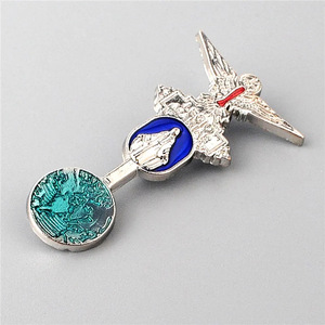 Broche de solapa de aleación esmaltada con diseño de cruz, creativo y exquisito, religioso católico de la Legión de María - Product Image 3