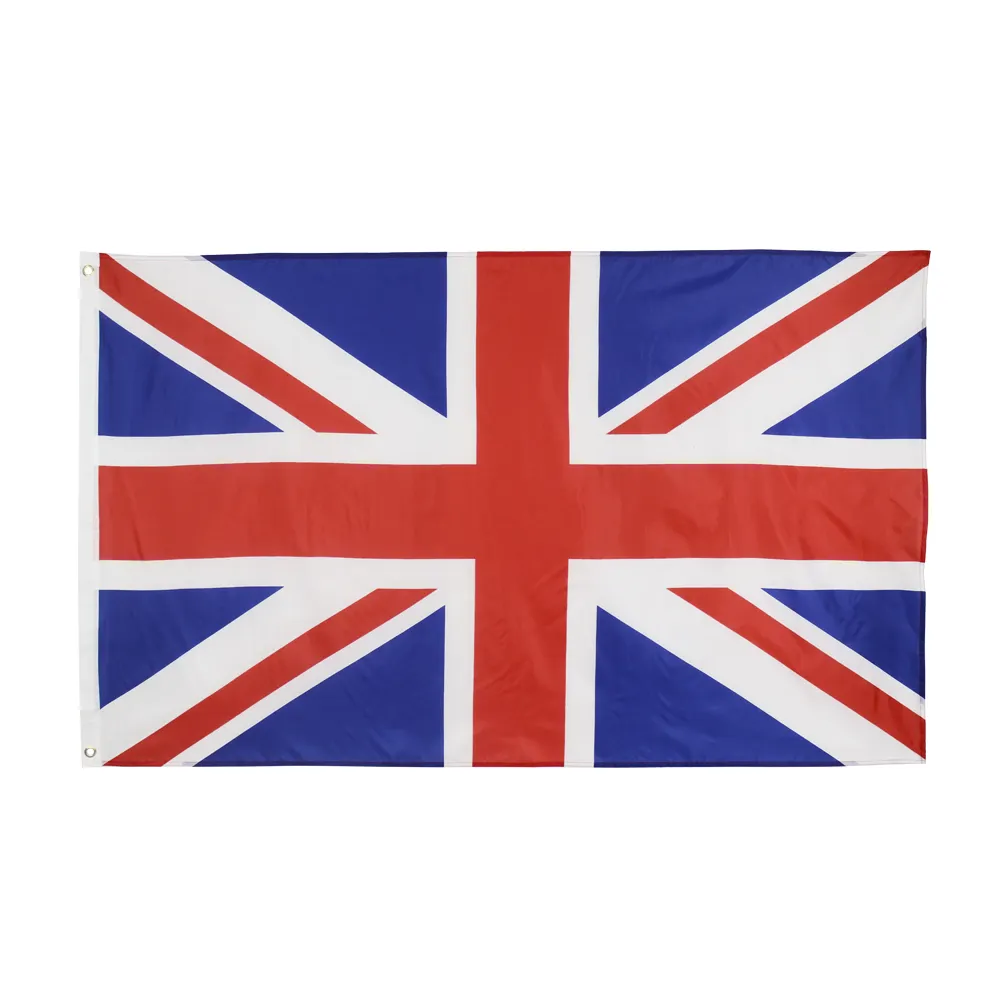 Klaar Om Te Verzenden Groothandel Vervagingsbestendige 3x5ft United Kingdom Banner Uk Polyester Wimpel Groot-Brittannië Vlag