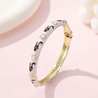 Nouveau bracelet en alliage de zinc style chinois avec pierre œil-de-chat cloisonnée, nuage porte-bonheur, émail goutte d'huile et perles pour femme