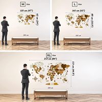 Mapa del Mundo de Madera en 3D de Varias Capas, Grabado Personalizable, Arte Folclórico, Decoración para Colgar en la Pared, Regalo para el Hogar y la Oficina