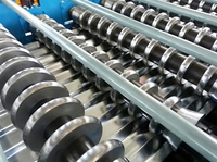 Máquina Automática para Fabricar Láminas de Techo Corrugado de 1200 mm, Controlada por PLC, con Motor de Engranajes y Rodamientos