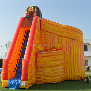 สไลเดอร์เป่าลมสไลด์แห้งแบบเกลียวสำหรับบ้านเด้งปราสาทเด้งในเชิงพาณิชย์แพลตฟอร์มแบบคอมโบ - Product Image 5