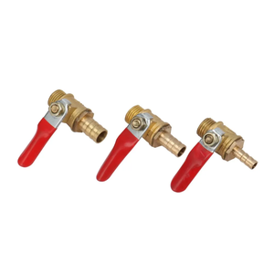 Valvole pneumatiche in ottone valvola a sfera per raccordo Push Fit attacco rapido 1/8 1/4 3/8 1/2 pollici filo maschio valvola a sfera in ottone - Product Image 6