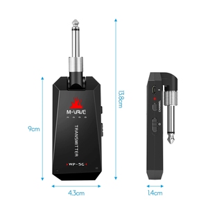 Sistema Inalámbrico para <span class=keywords><strong>Guitarra</strong></span> M-VAVE WP-5G 5.8G, Transmisor y Receptor <span class=keywords><strong>de</strong></span> Audio Recargable, Amplificador <span class=keywords><strong>de</strong></span> <span class=keywords><strong>Guitarra</strong></span>, Accesorio para <span class=keywords><strong>Guitarra</strong></span>, <span class=keywords><strong>Cable</strong></span> Tipo C - Product Image 2