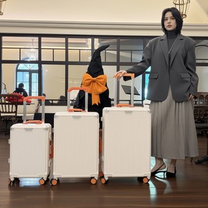 מזוודת טרולי איכותית, ניתנת להתאמה אישית, אופנתית, רב צבעונית, עמידה, קלת משקל, עשויה פוליקרבונט, לנסיעות, עסקים ולקולג'. - Product Image 6