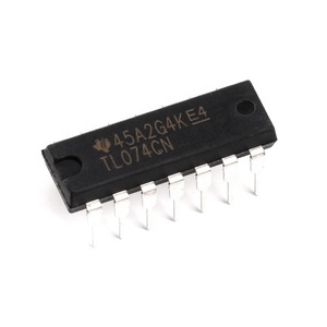วงจรรวมแบบใหม่ ชิปขยายสัญญาณแบบควอด JFET รุ่น DIP-14 TL074CN TL084CN - Product Image 1