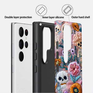 Funda para Samsung S25 Plus, funda trasera duradera de doble capa para teléfono, película brillante, carcasa para teléfono fantasma para S22 Plus S25 Edge - Product Image 6